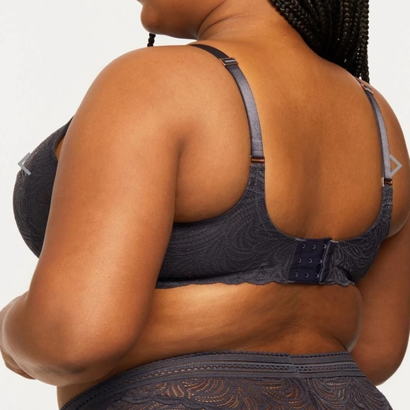 NWT Montelle Muse London Fog Lace Underwire bra 40D - Picture 2 of 6